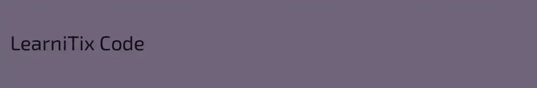 LearniTix Code